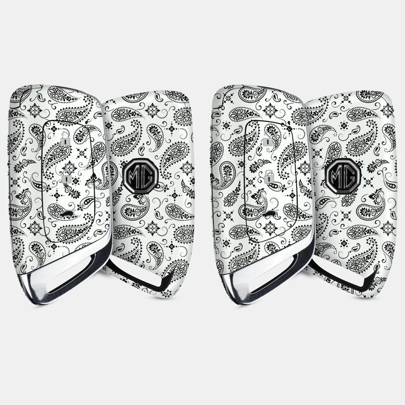 White Paisley Key-1 + Key-2