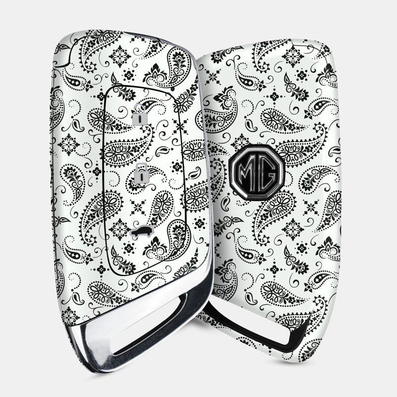 White Paisley Key-1