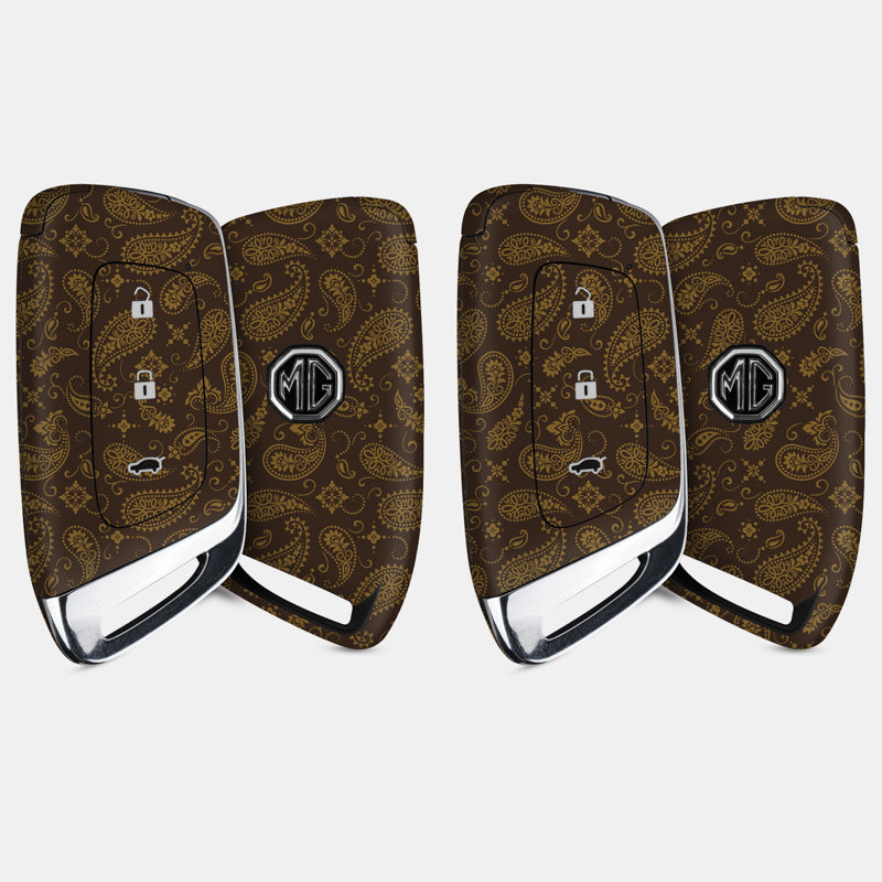 Brown Paisley Key-1 + Key-2