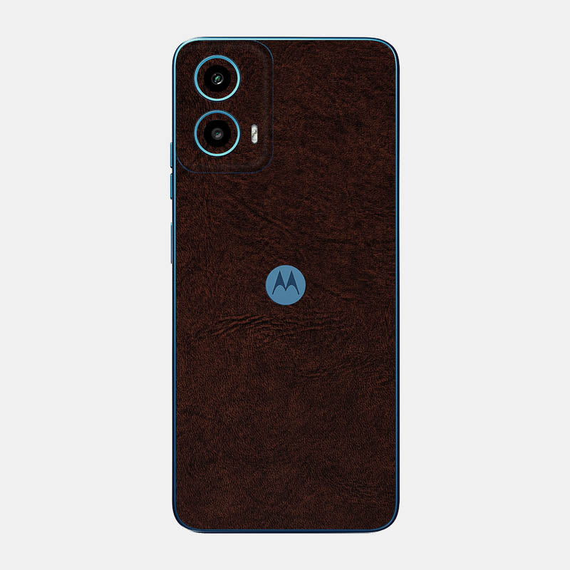 Brown Leather Glass Back