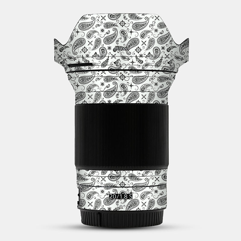 White Paisley Full Body