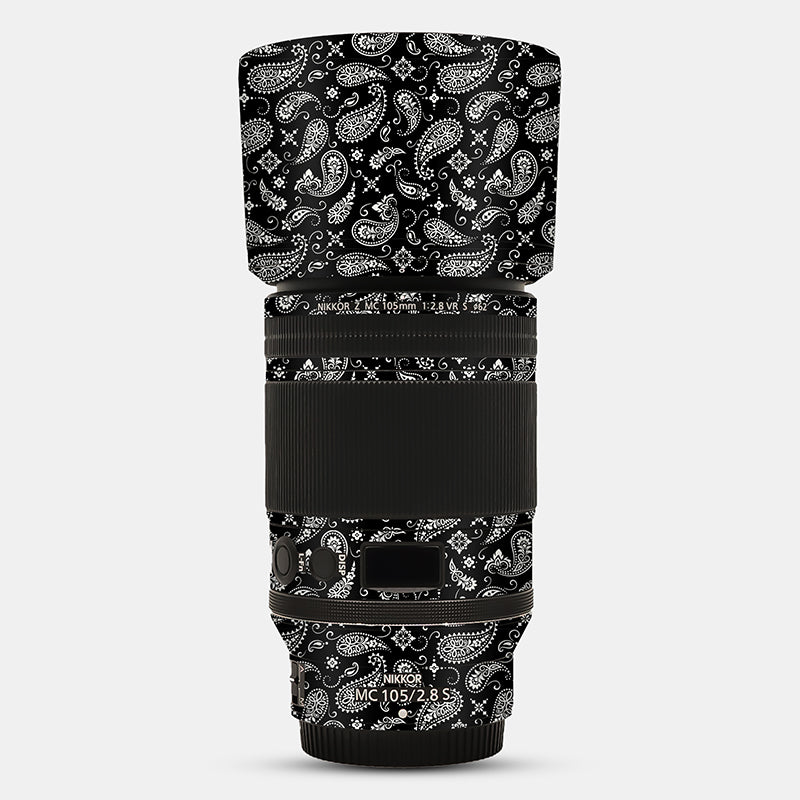 Black Paisley Full Body