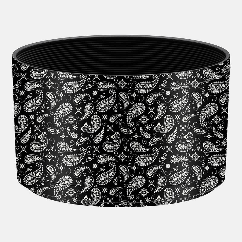 Black Paisley Full Body