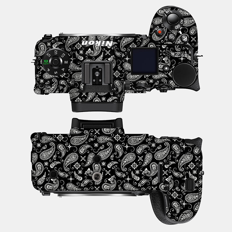 Black Paisley Full Body