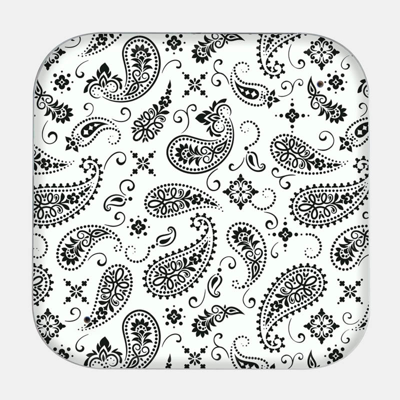 White Paisley Full Body