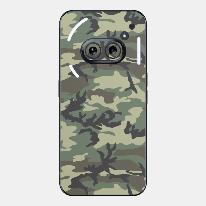 Forest Camo Glass Back