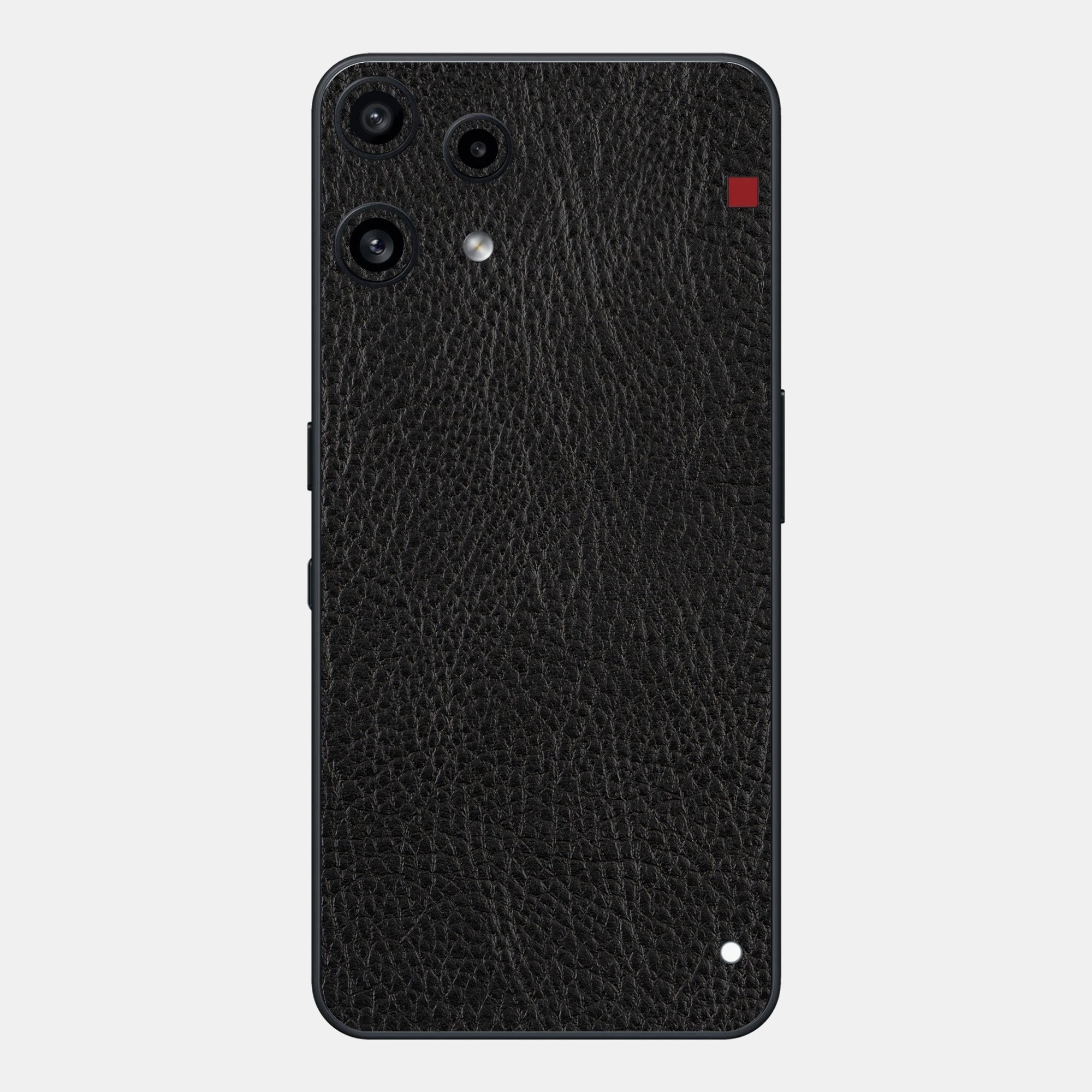 black leather Glass Back