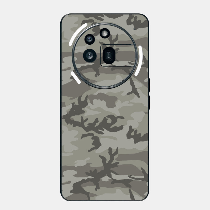Dessert Camo Glass Back