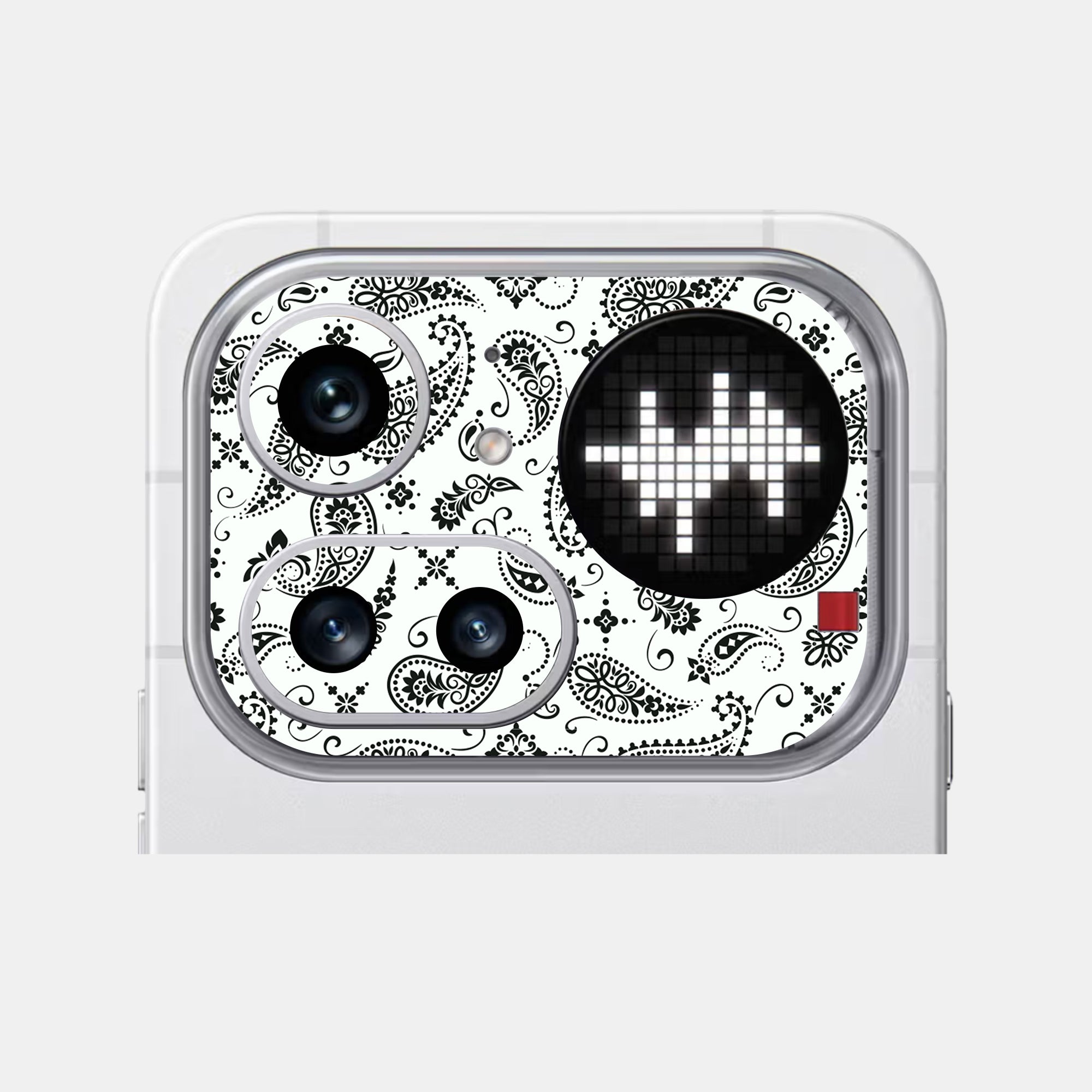 White Paisley Pack of 2