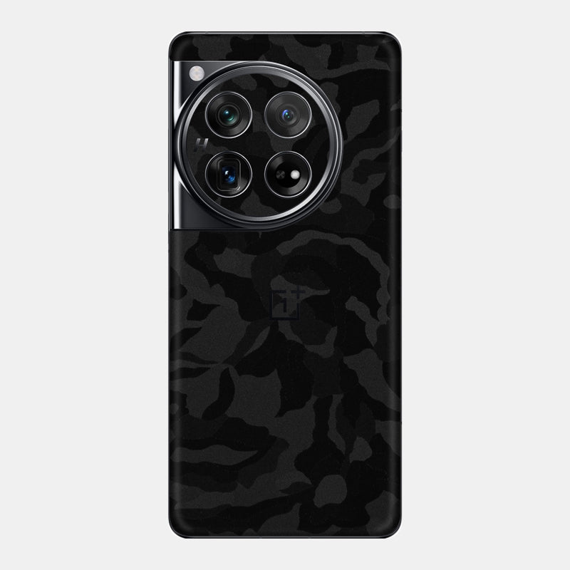 Glass Back Black Camo