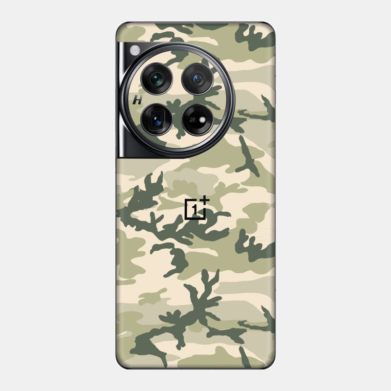 Military Camo Glass Back