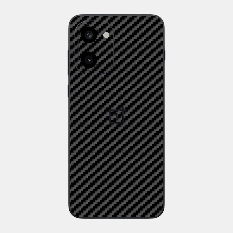 Carbon Fibre Black Glass Back