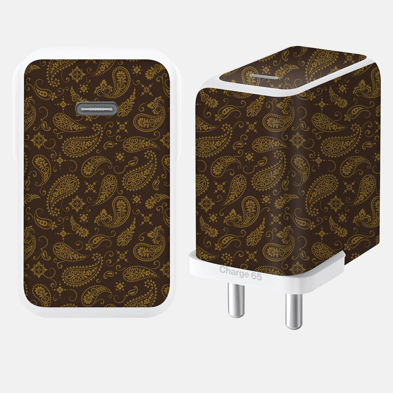Brown Paisley Full Body
