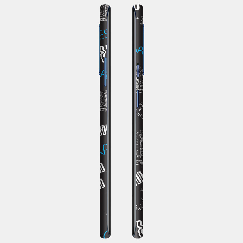 Black Scribble Full Back