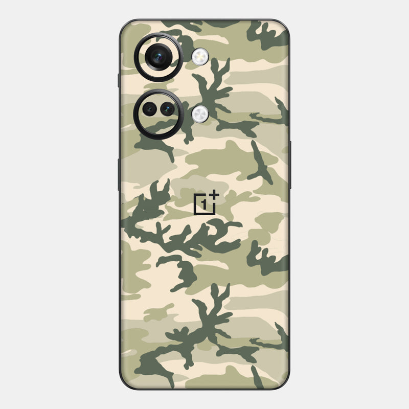 Military Camo Glass Back