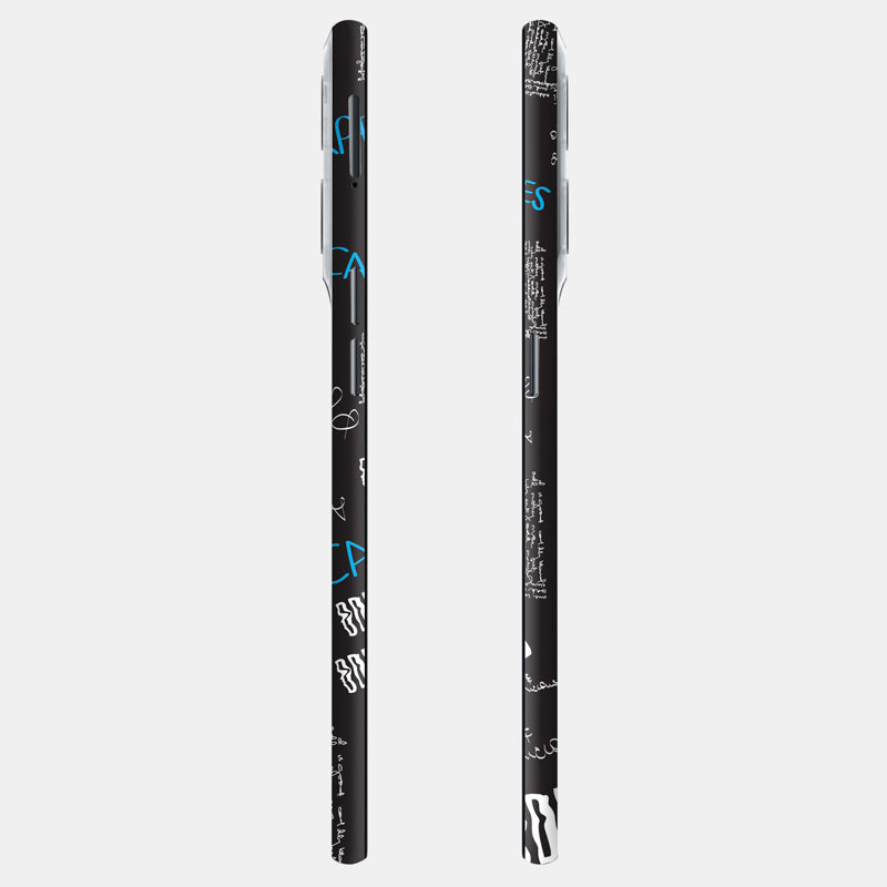 Black Scribble Full Back