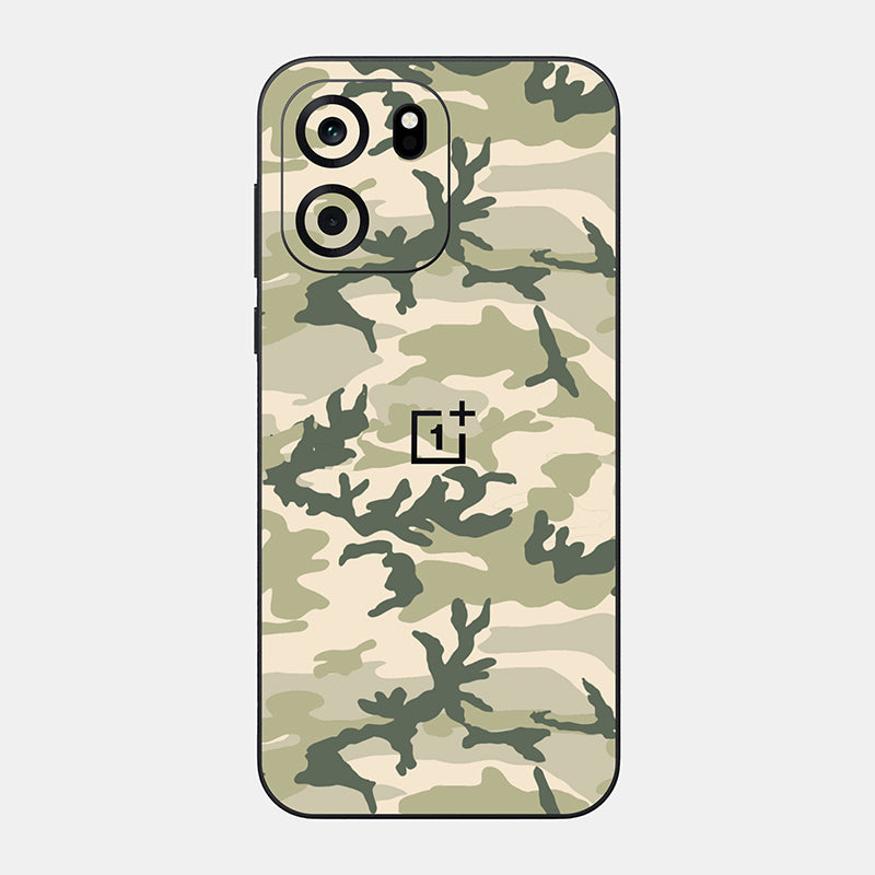 Military Camo Glass Back