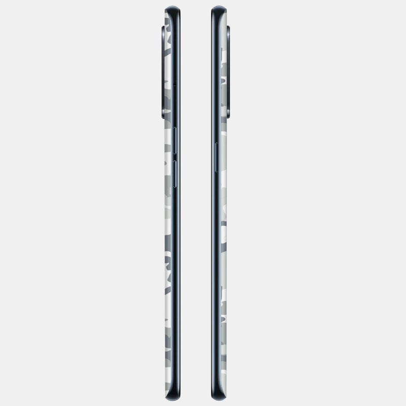 Snow Camo Glass Back