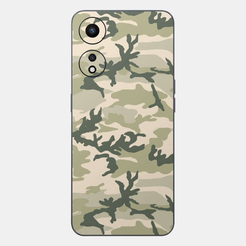 Military Camo Glass Back