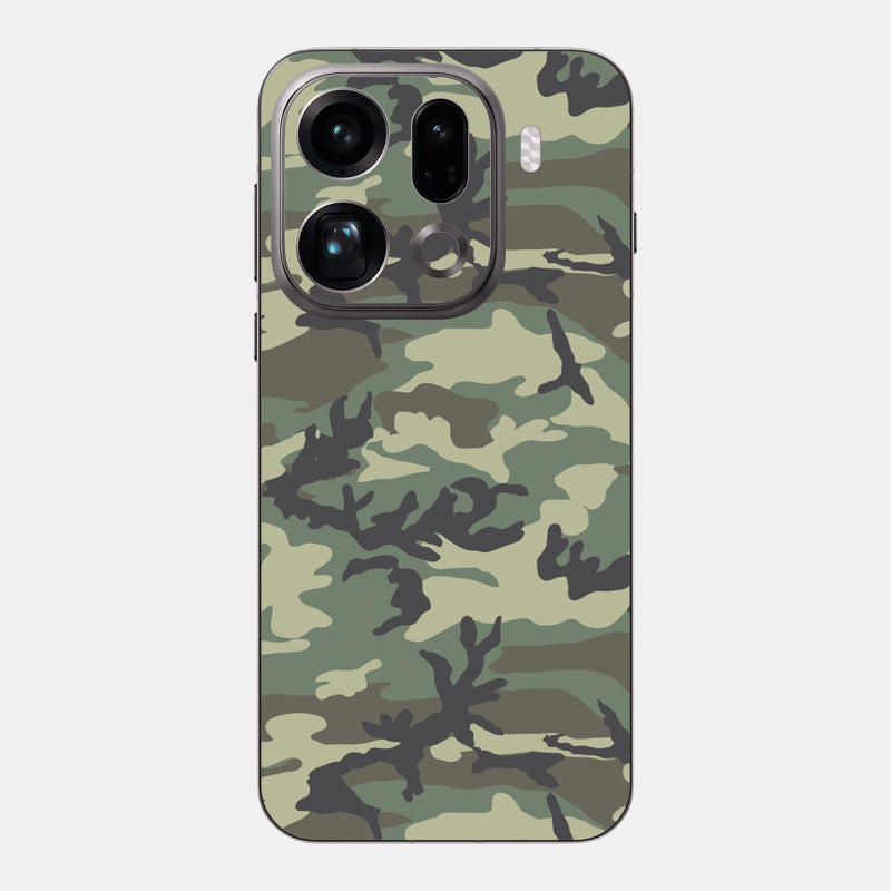 Forest Camo Glass Back