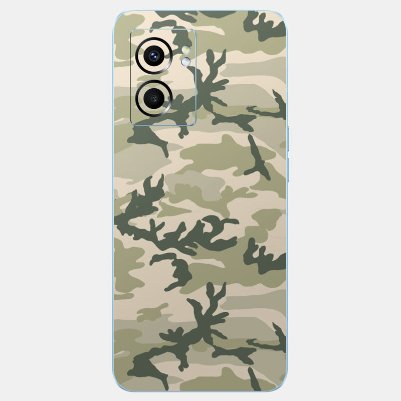 Military Camo Glass Back