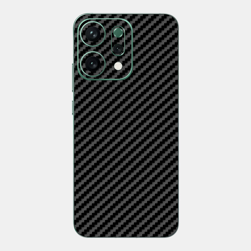 Carbon Fibre Black Glass Back