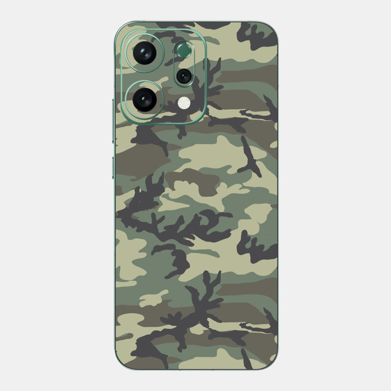 Forest Camo Glass Back