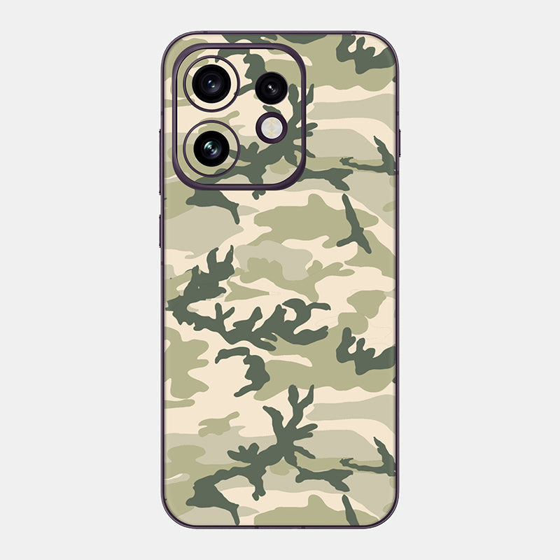 Military Camo Glass Back