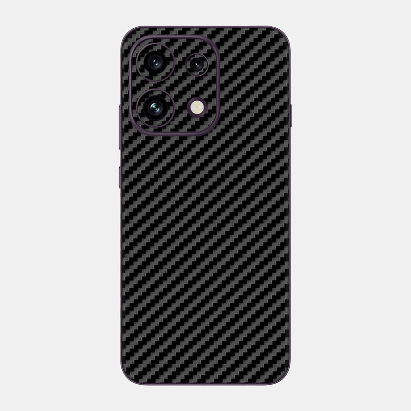 Carbon Fibre Black Glass Back
