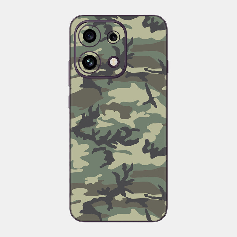 Forest Camo Glass Back