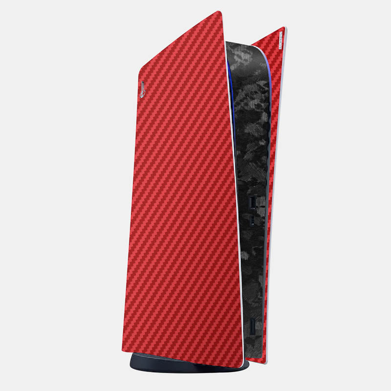 Forged Carbon Carbon Fibre Red