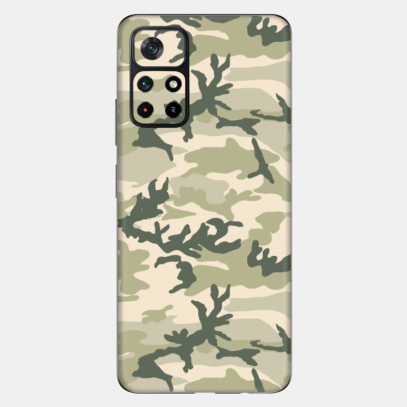 Military Camo Glass Back
