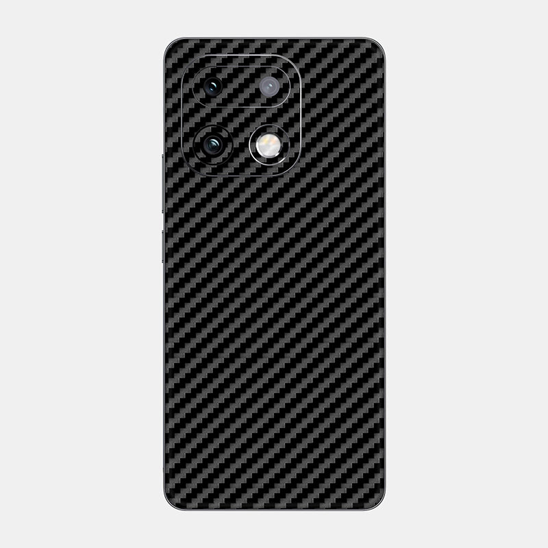 Carbon Fibre Black Glass Back
