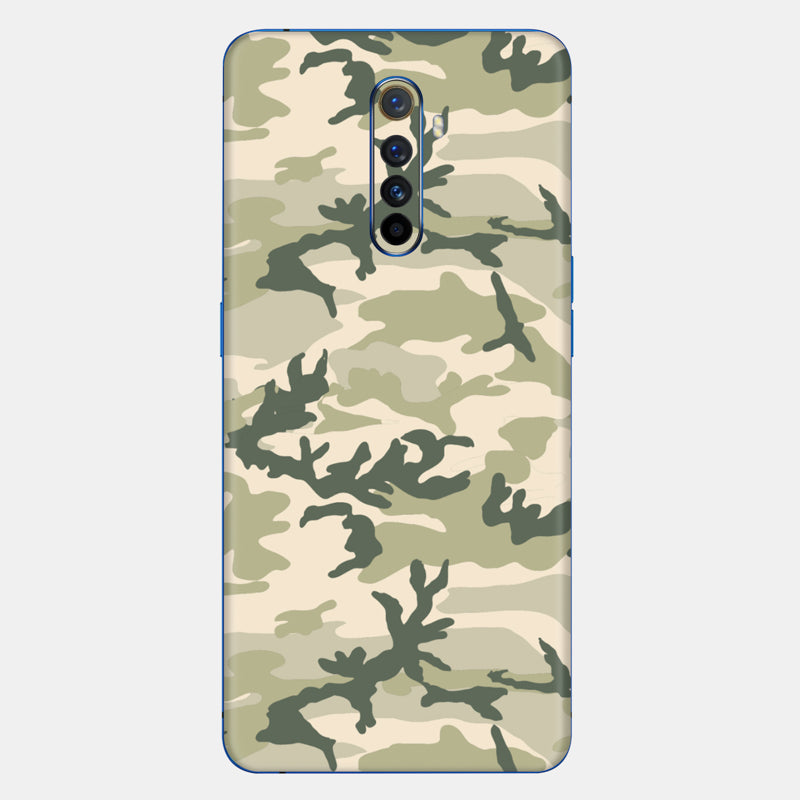Military Camo Glass Back