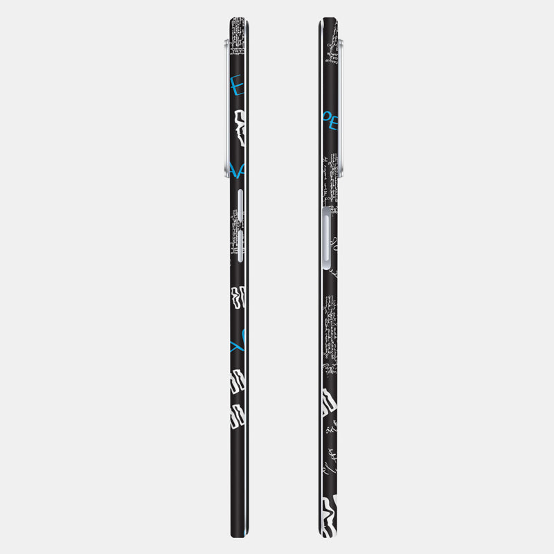 Black Scribble Full Back