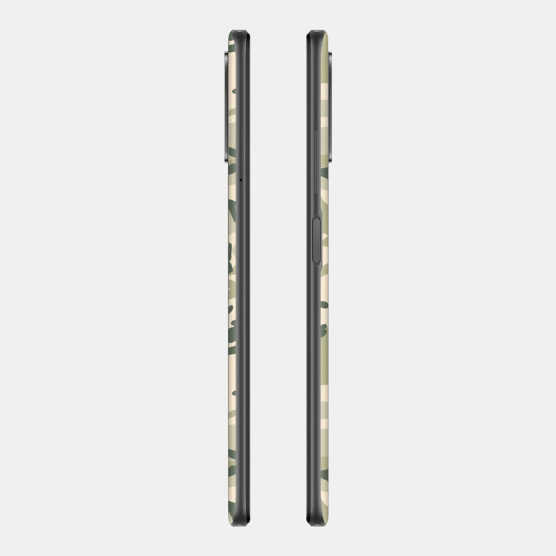 Military Camo Glass Back