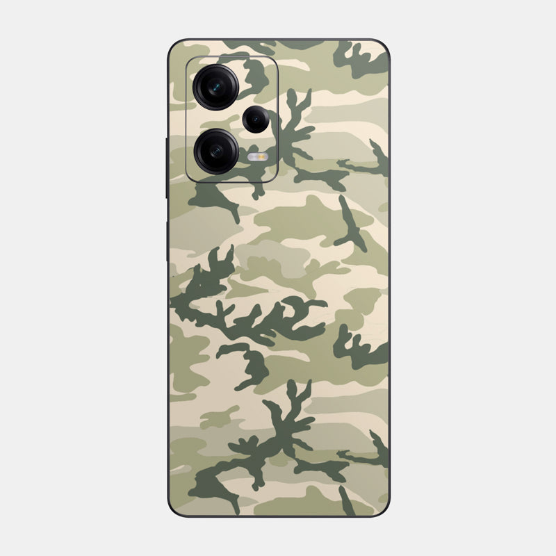 Military Camo Glass Back