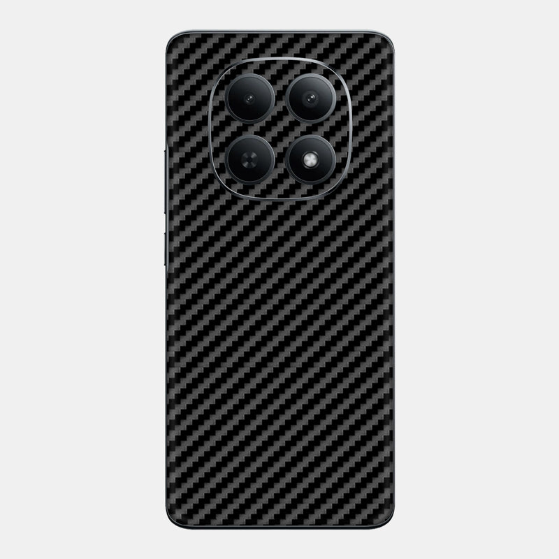 Carbon Fibre Black Glass Back