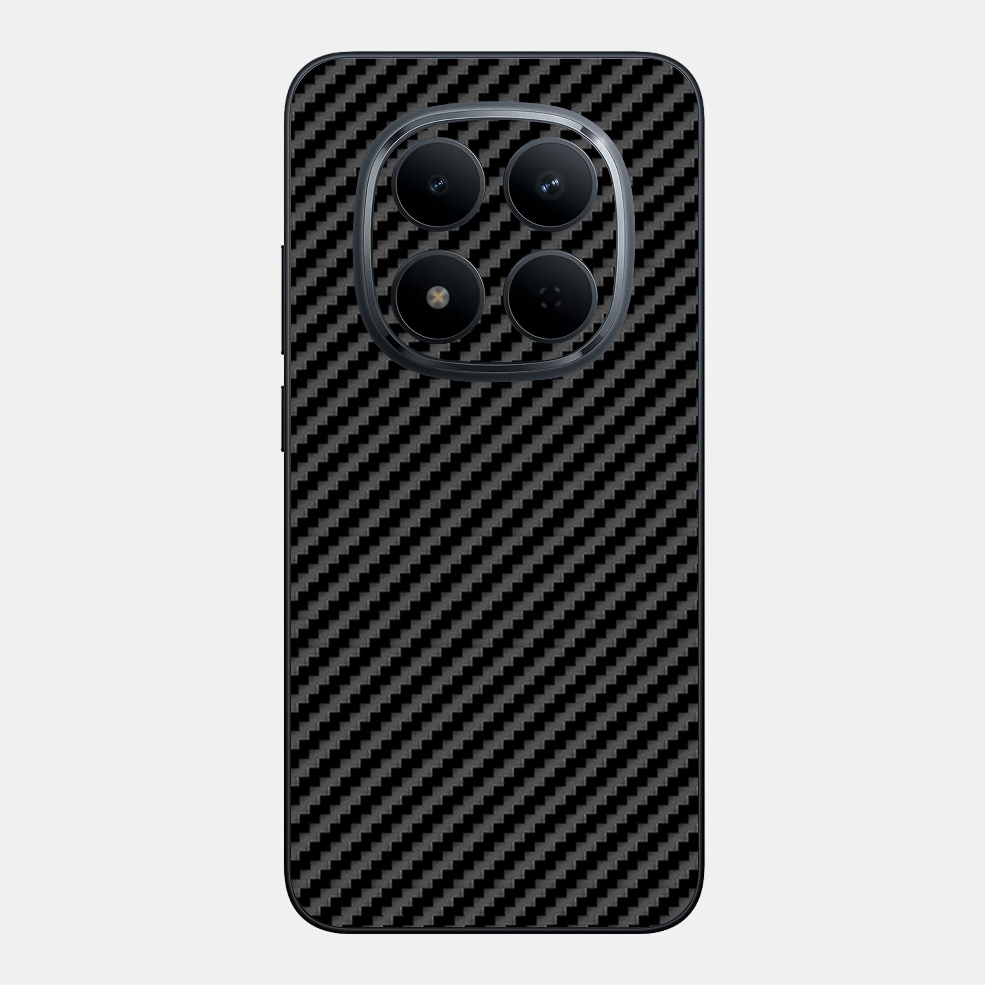 Carbon Fibre Black Glass Back