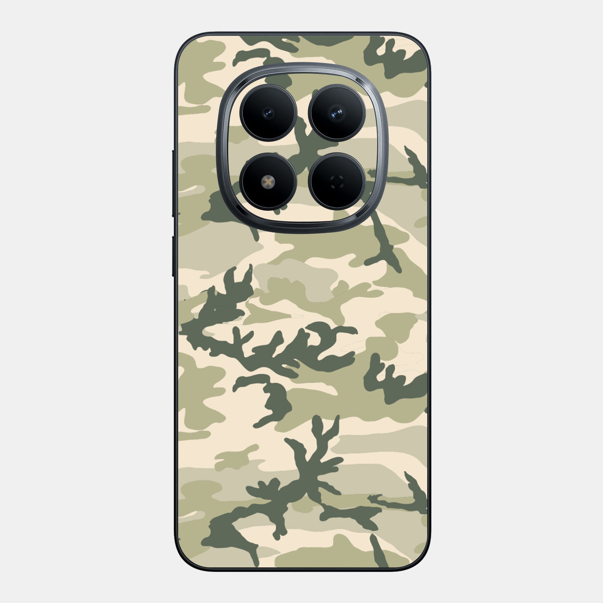 Military Camo Glass Back