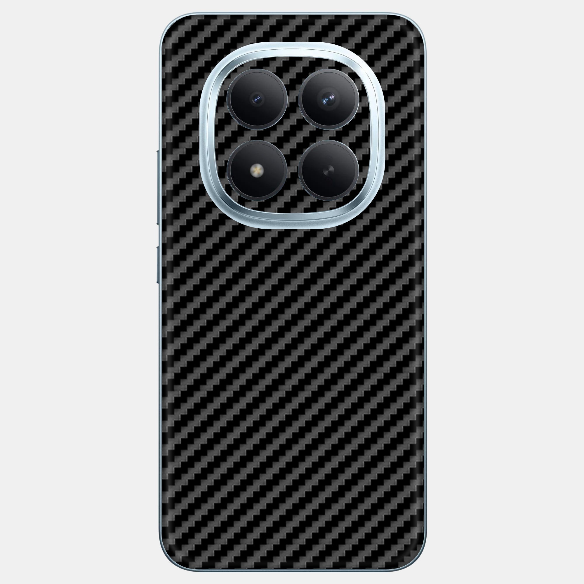 Carbon Fibre Black Glass Back