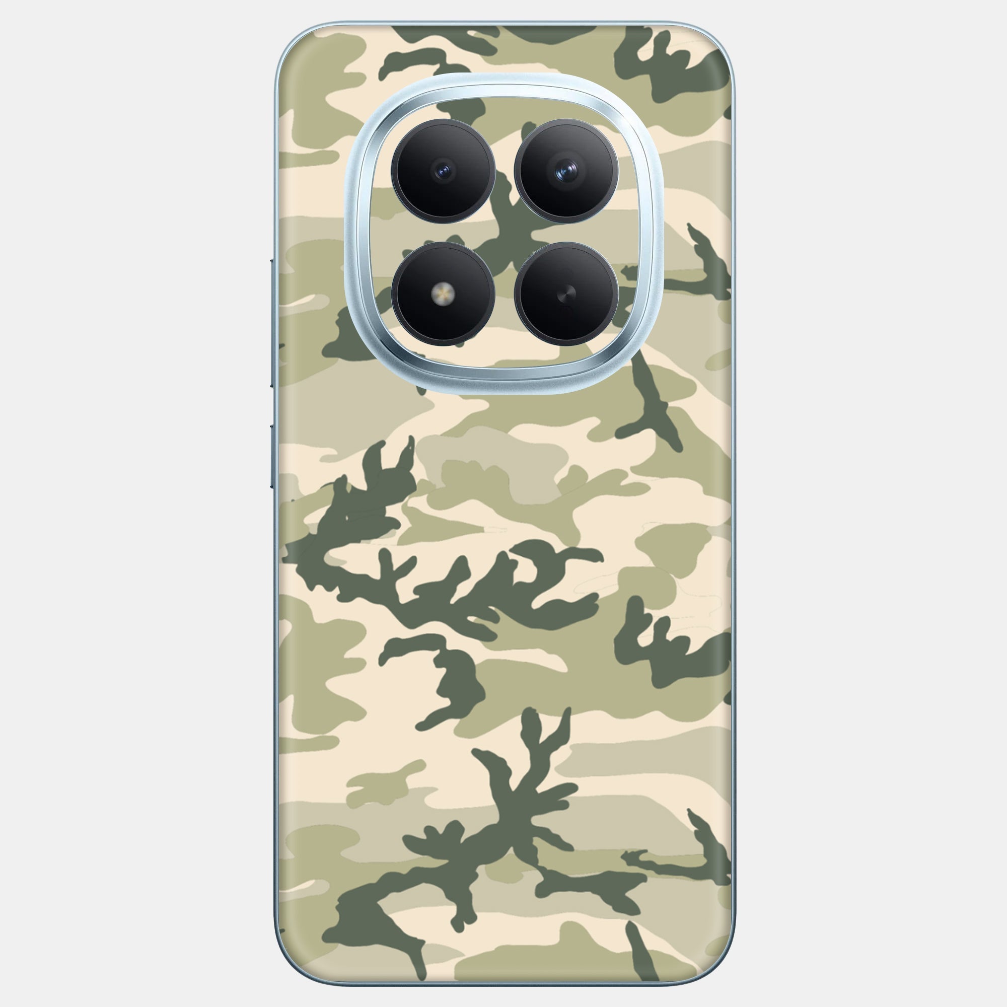 Military Camo Glass Back