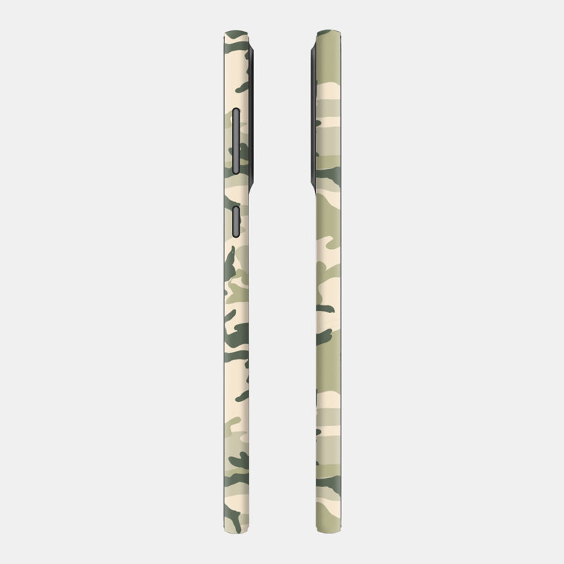 Military Camo Glass Back
