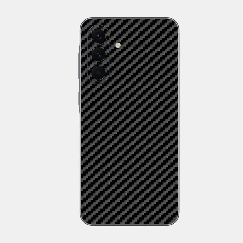 Carbon Fibre Black Glass Back