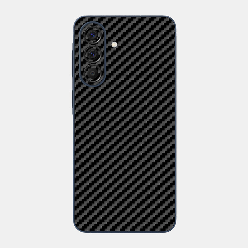 Carbon Fibre Black Glass Back
