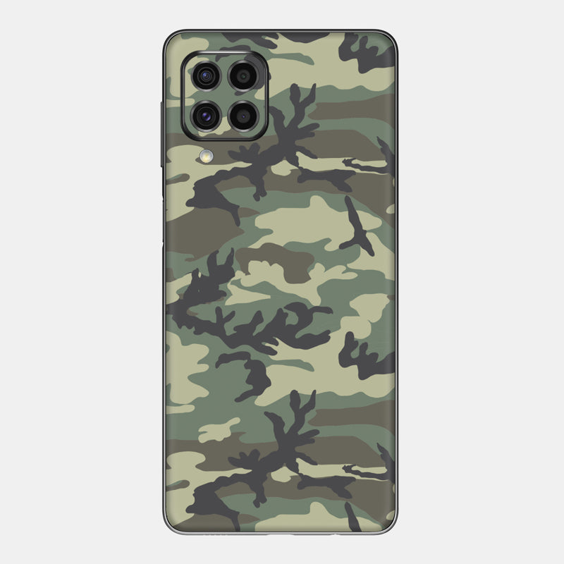Forest Camo Glass Back
