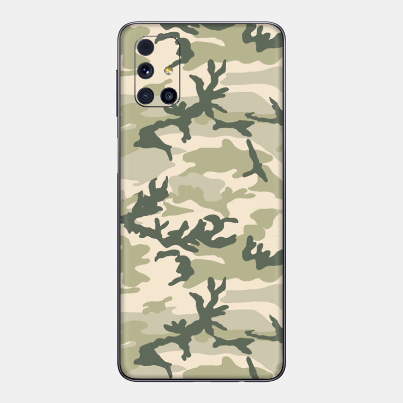 Military Camo Glass Back