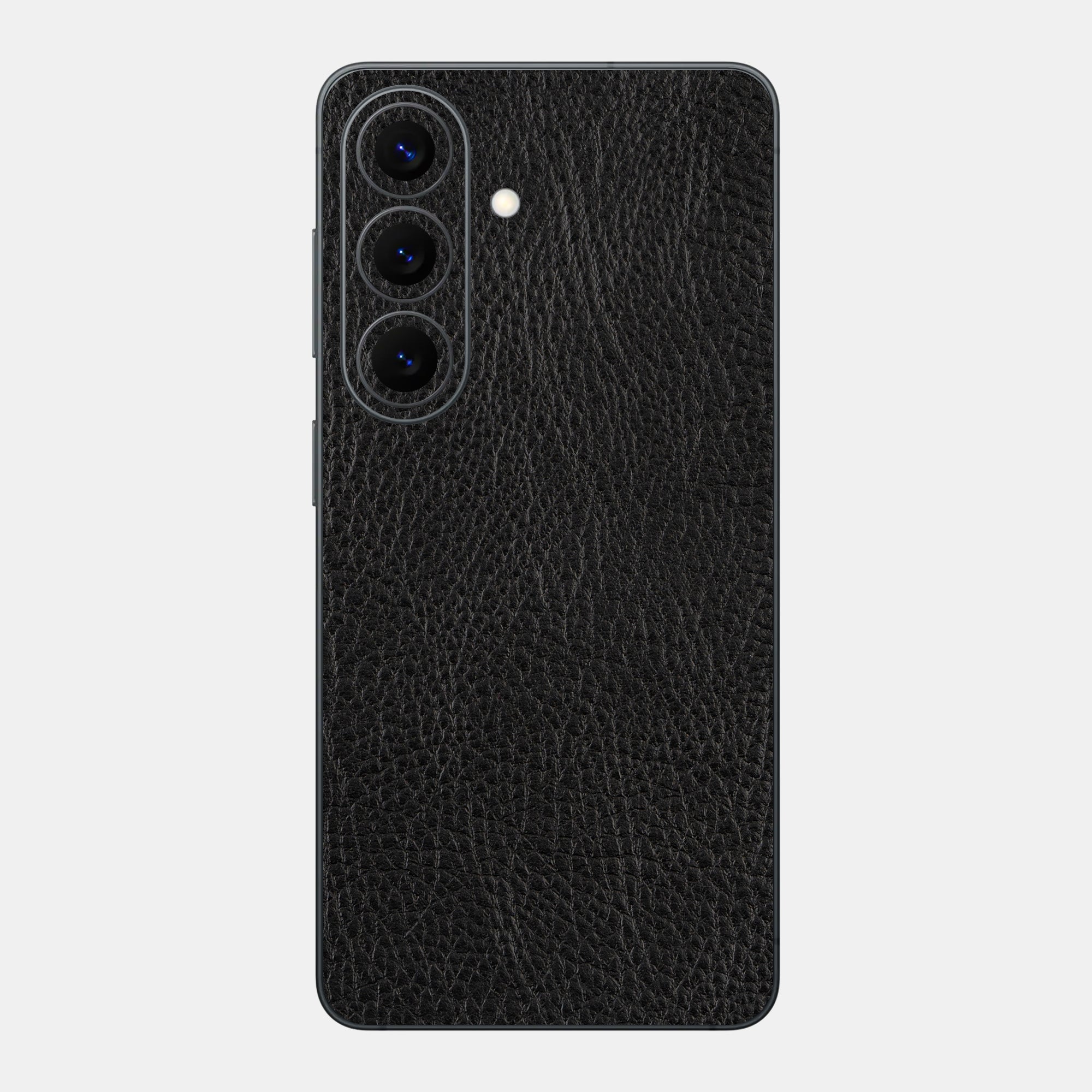 Black Leather Glass Back