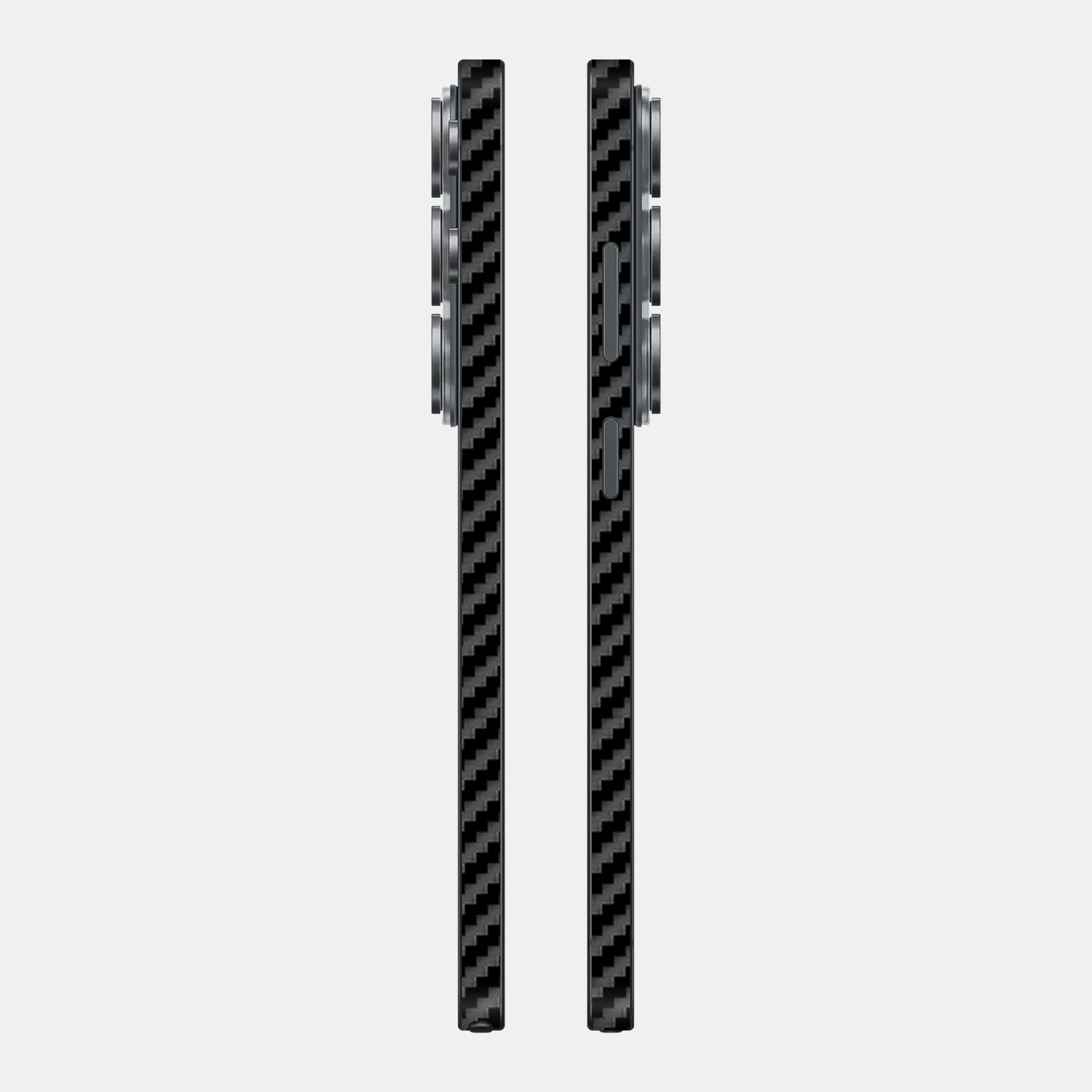 Carbon Fibre Black Glass Back