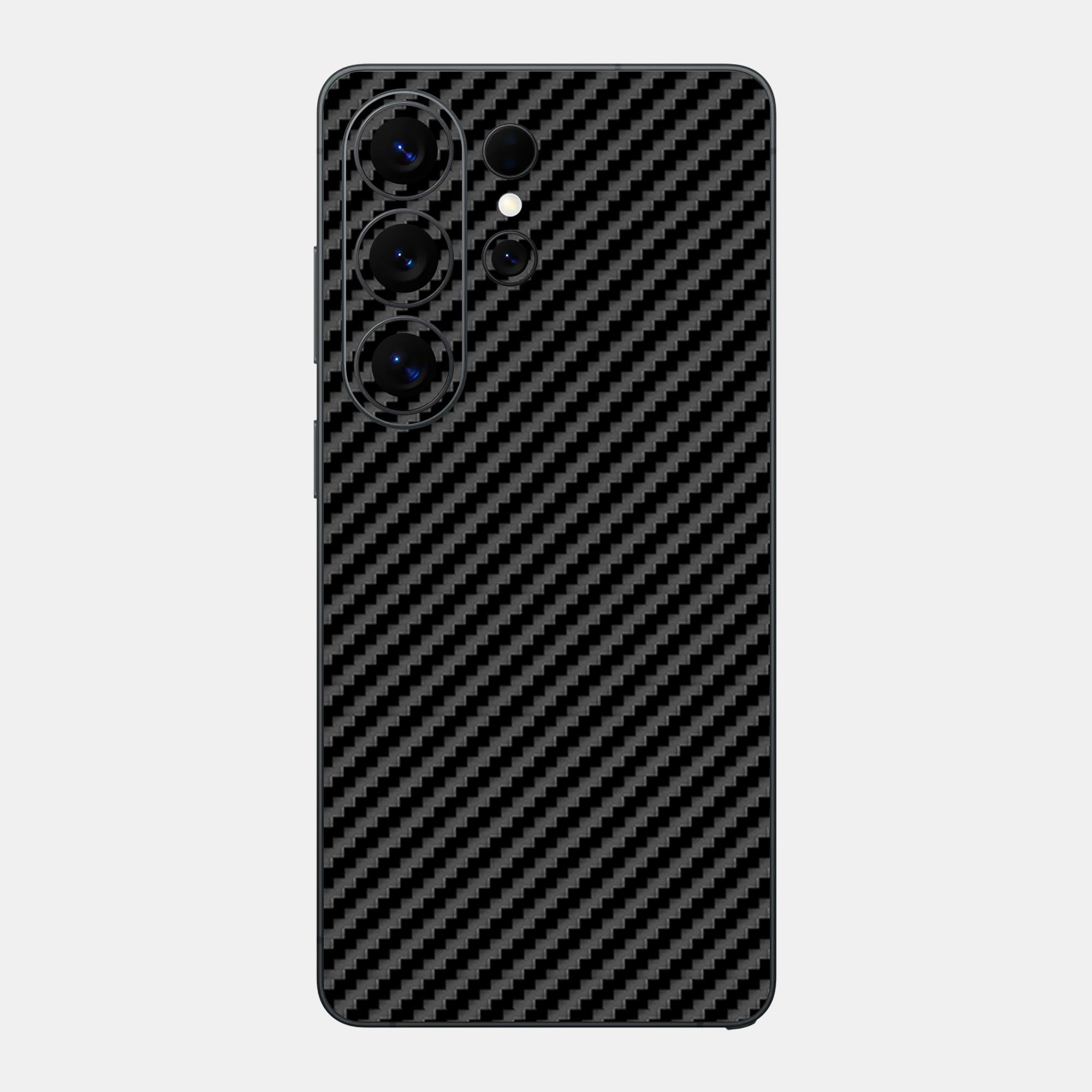 Carbon Fibre Black Glass Back